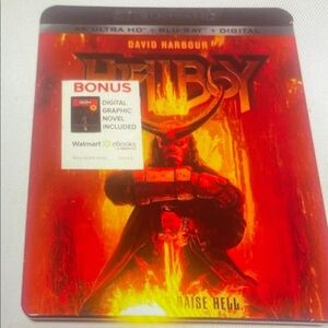 Hellboy SteelBook Blu-ray - Red & Orange Fiery Cover